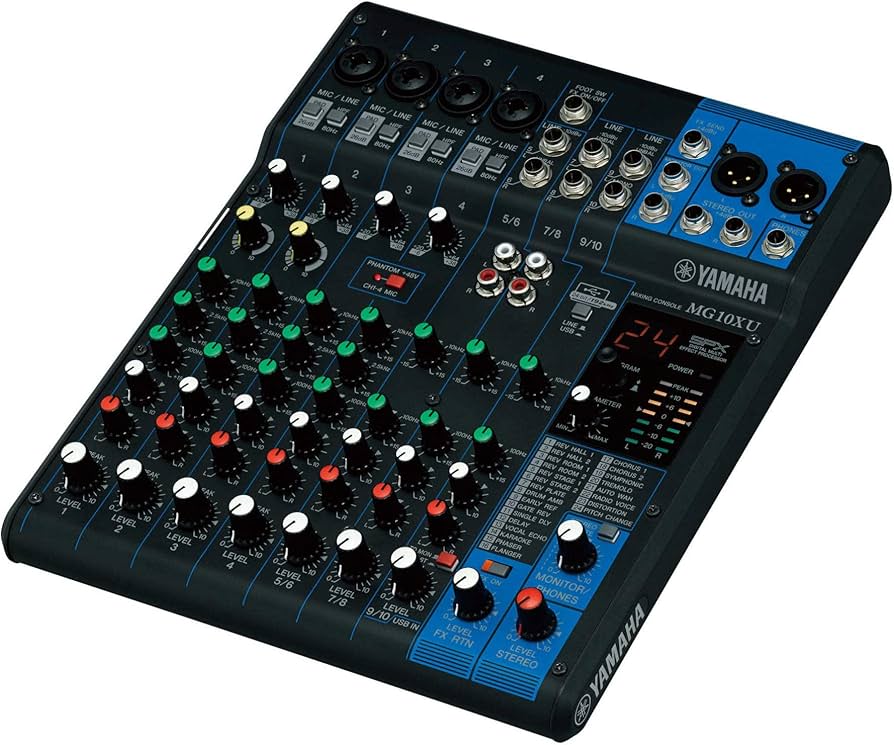 Amazon.com: Yamaha MG10XU 10-Channel Analog Mixer, with 4