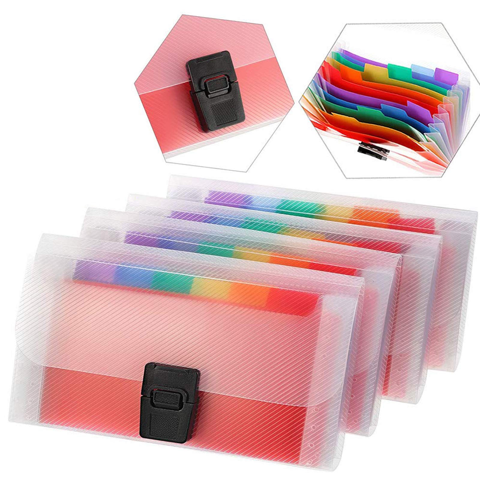 Amazon | Meiso ミニドキュメントファイル A6 レインボー 拡張ファイル