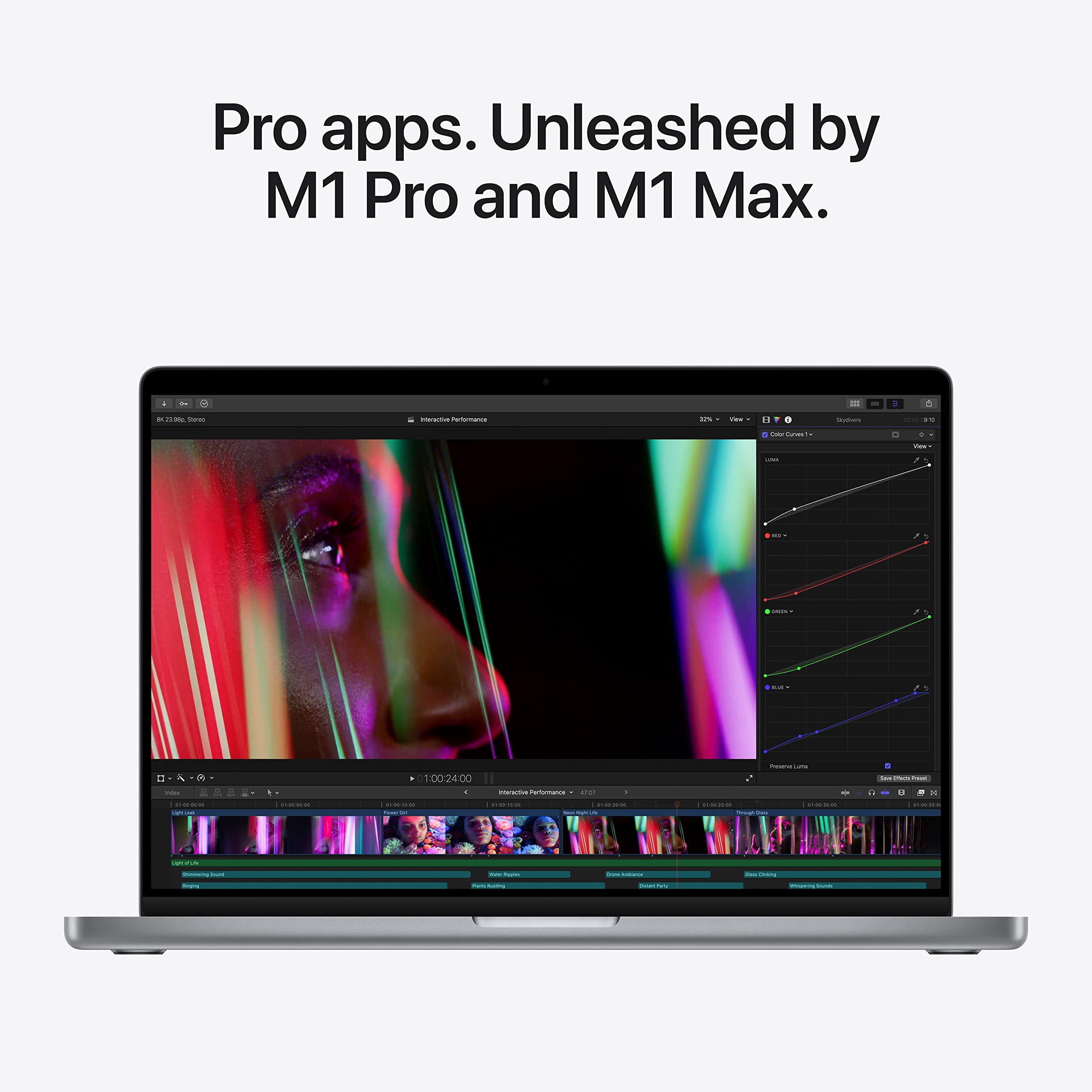 Amazon.com: 2021 Apple MacBook Pro 附Apple M1 Pro 晶片(14 吋,32GB