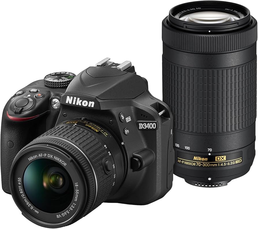 Amazon.com : Nikon D3400 Digital SLR Camera & 18-55mm VR & 70