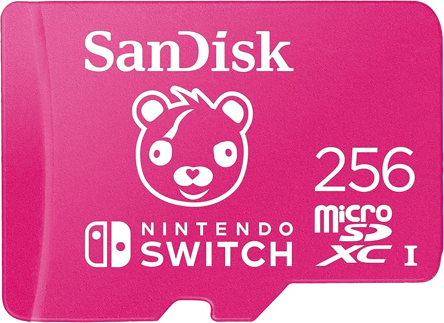 SanDisk Cartão microSDXC de 256 GB licenciado para Nintendo Switch