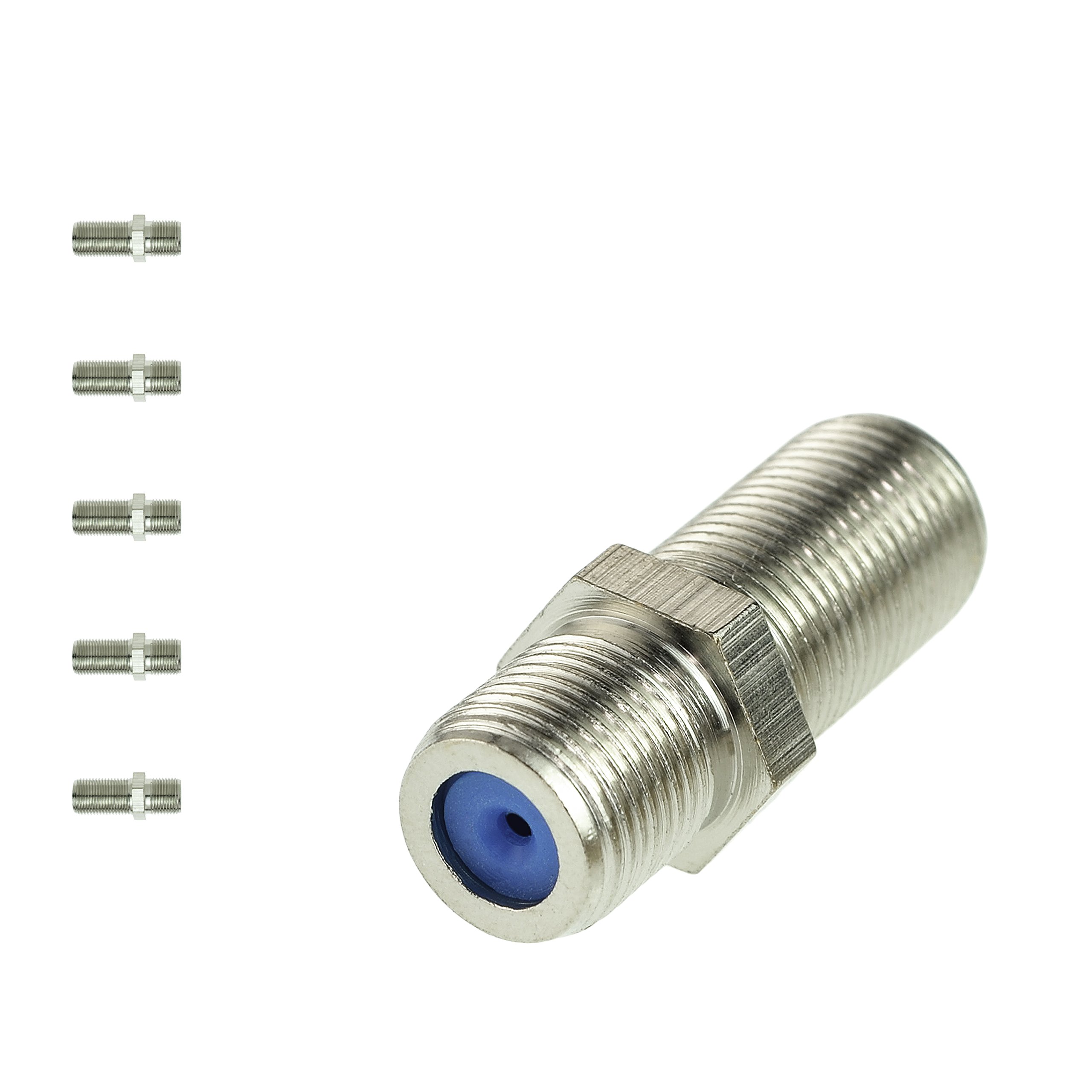 Mediabridge™ F81 Splice Connector - 5 Pack - 3GHz Female to Female