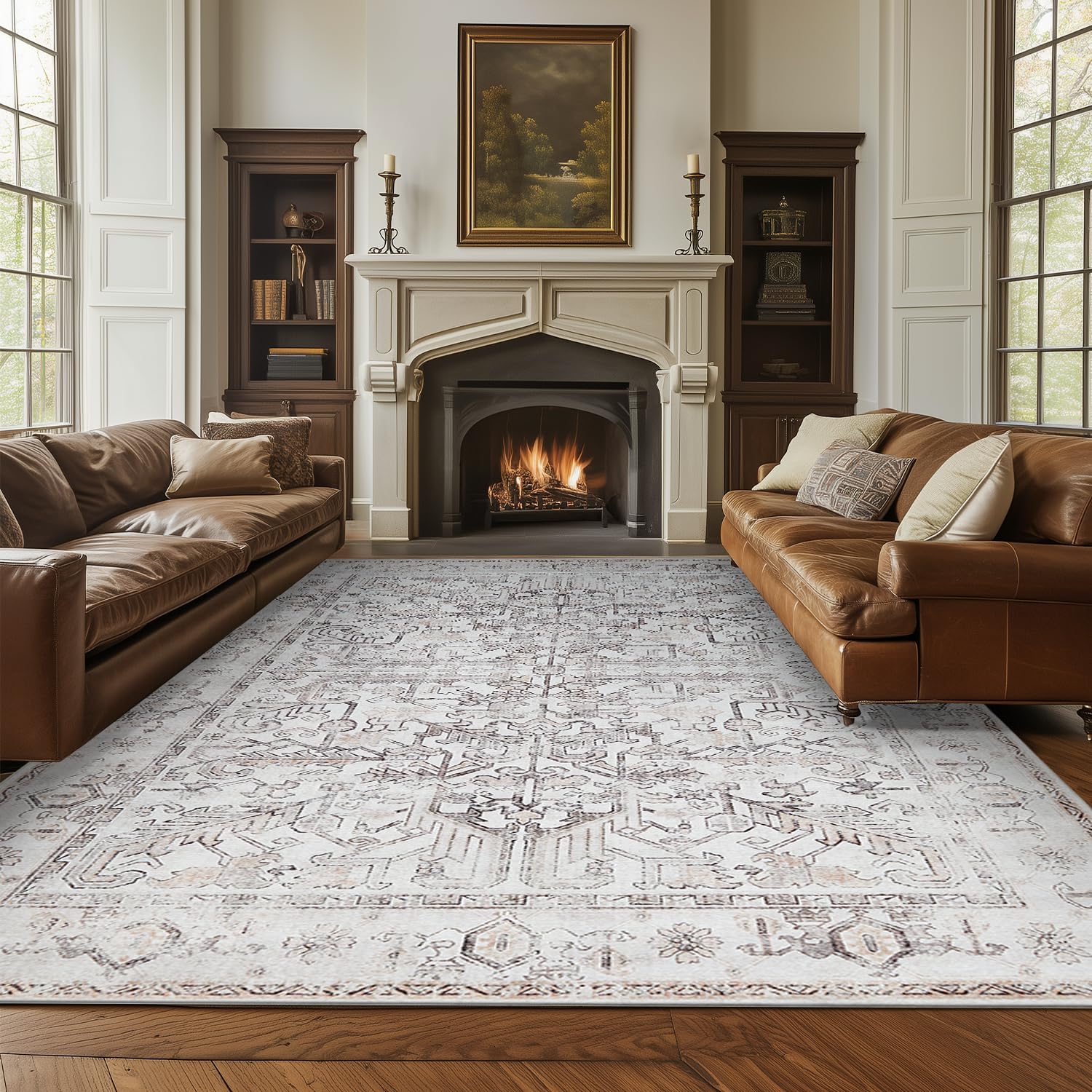 Amazon.com: jinchan Lima 9x12 Machine Washable Area Rugs for