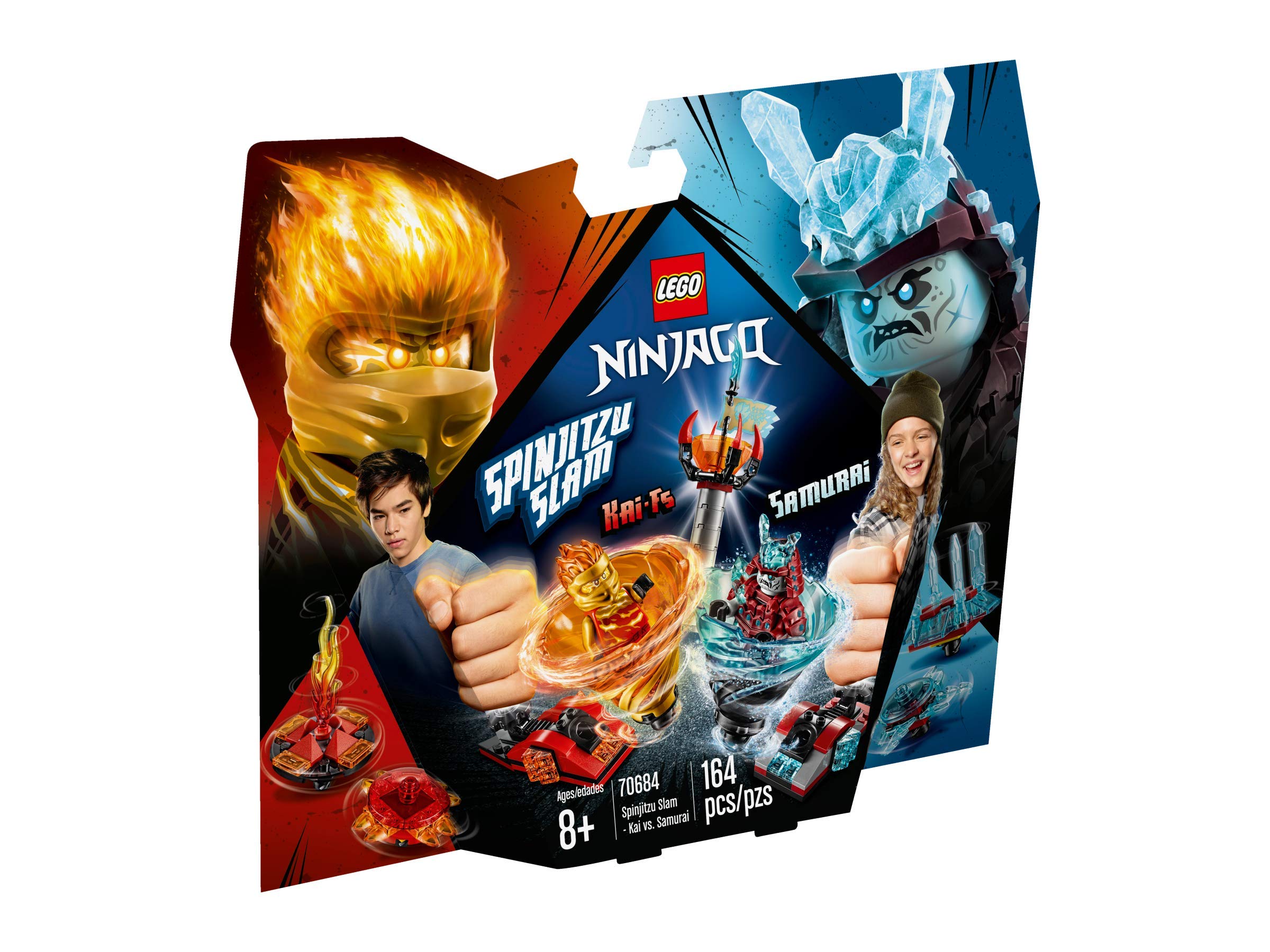 Amazon.com: LEGO NINJAGO Spinjitzu Slam Kai vs Samurai 70684