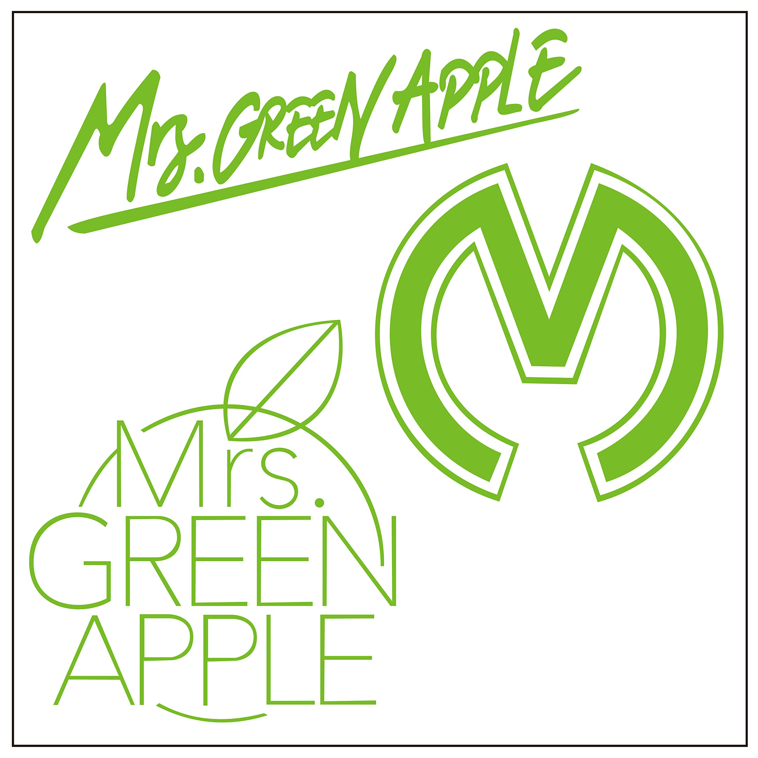Amazon.co.jp: Mrs.GREEN APPLE カッティングステッカーS 黄緑 : おもちゃ