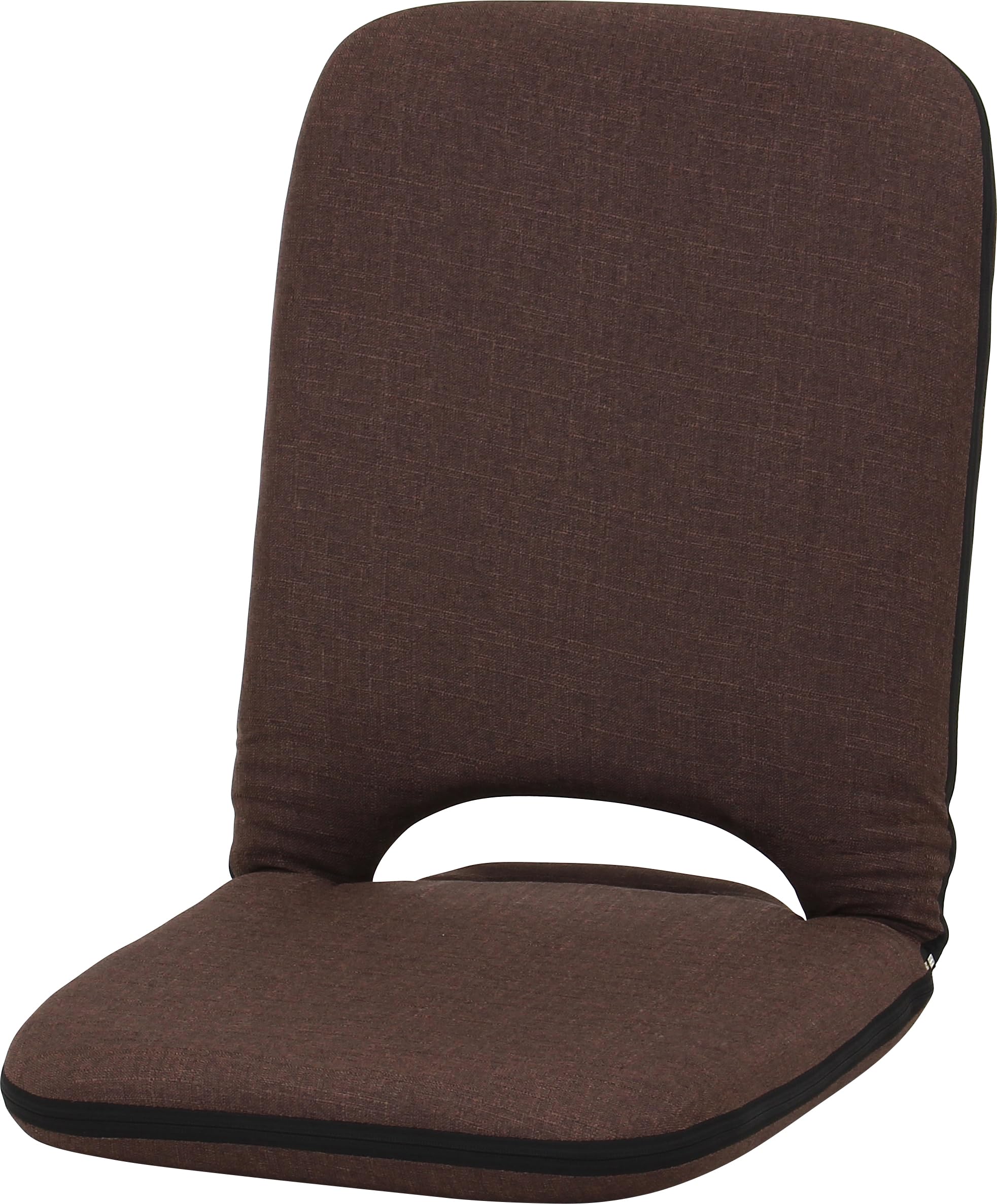 Amazon.co.jp: 不二貿易 折りたたみ式座椅子 BR幅41×奥行56×高さ7cm