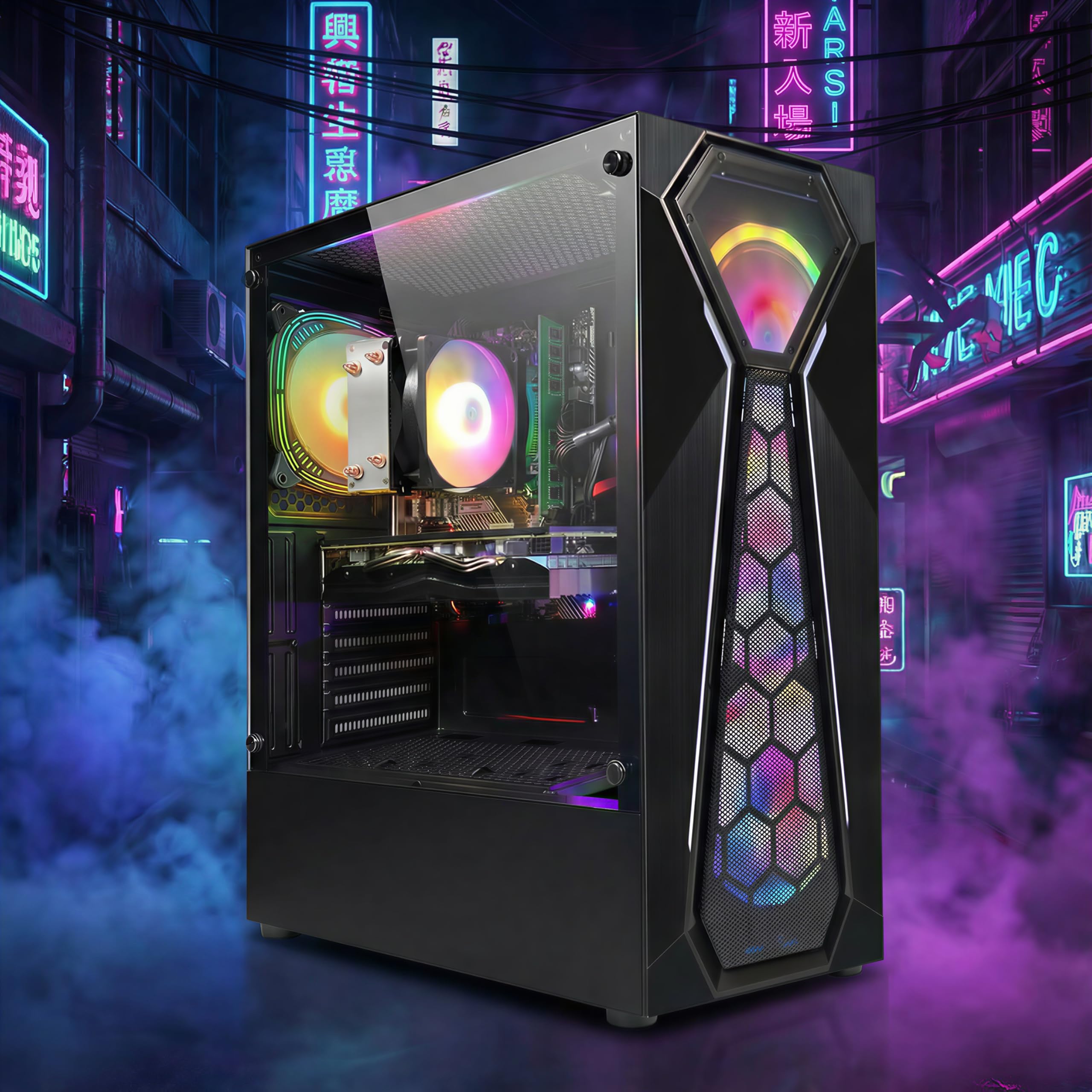 Amazon.com: STGAubron Gaming PC Computer Desktop, AMD Ryzen 5 5500