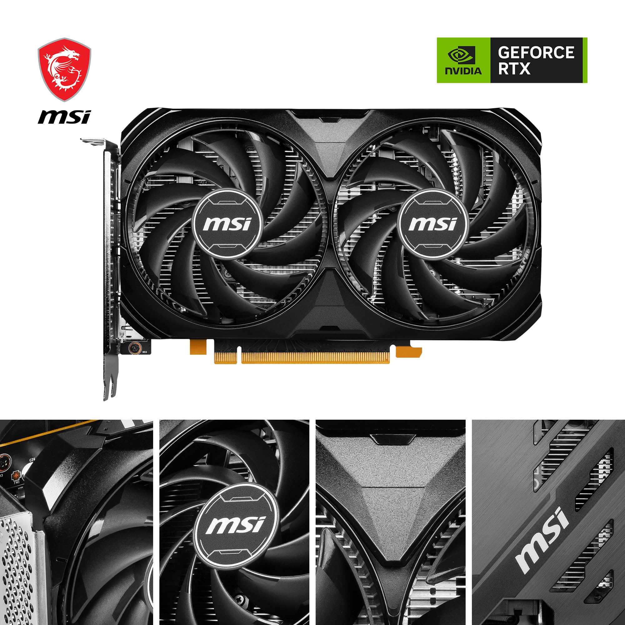 グラフィックボード・グラボ・ビデオカード Rtx4060 MSI Ventus 2X
