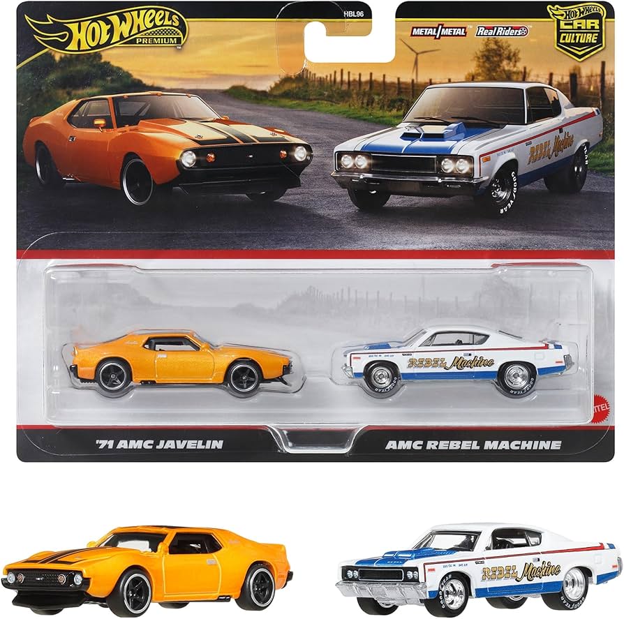 Amazon | ホットウィール(Hot Wheels) プレミアム 2パック - '71 AMC