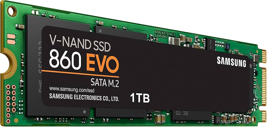 Amazon.com: Samsung 860 EVO SSD 1TB - M.2 SATA Internal Solid