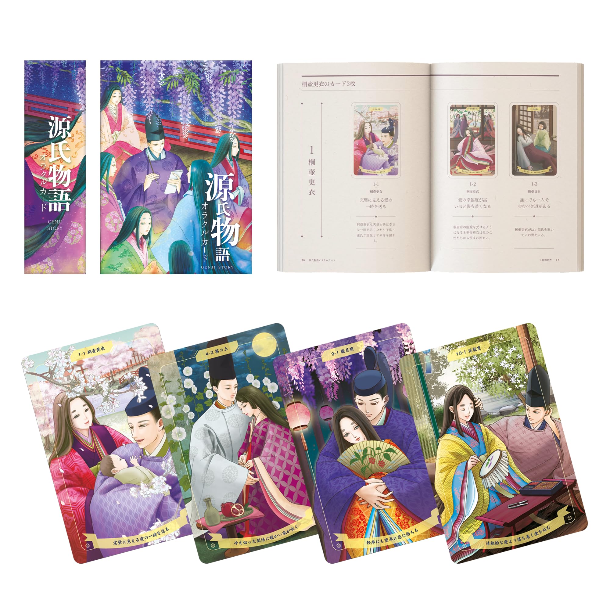 Amazon.co.jp: 源氏物語オラクルカード - Tale of Genji Japanese