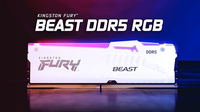 Kingston FURY Beast RGB 64GB (2x32GB) 6400MT/s DDR5 CL32 Desktop