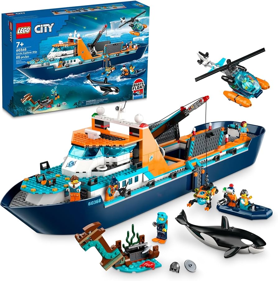 Amazon.com: LEGO City Arctic Explorer Ship 60368 Building Toy Set