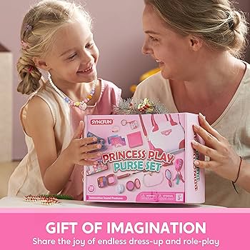 Amazon.com: SYNCFUN Play Purse Set for Little Girls, 27 PCS