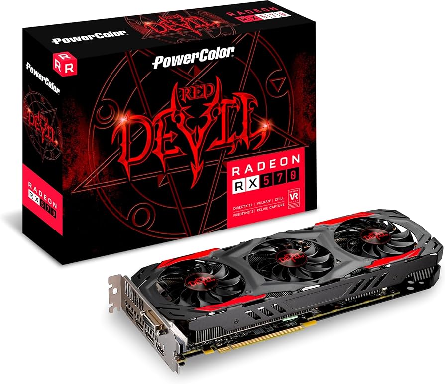 Amazon.com: PowerColor Red Devil AMD Radeon RX570 4GB GDDR5 AXRX
