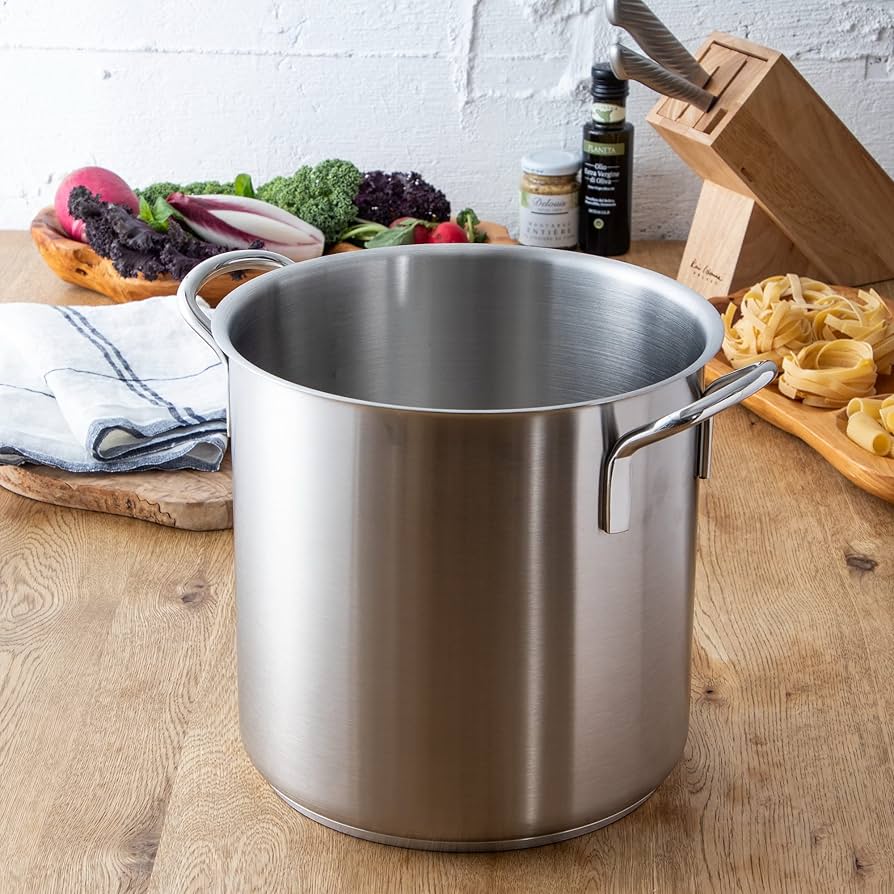 Amazon｜遠藤商事 業務用 (ムラノ) インダクション 寸胴鍋 16cm IH対応