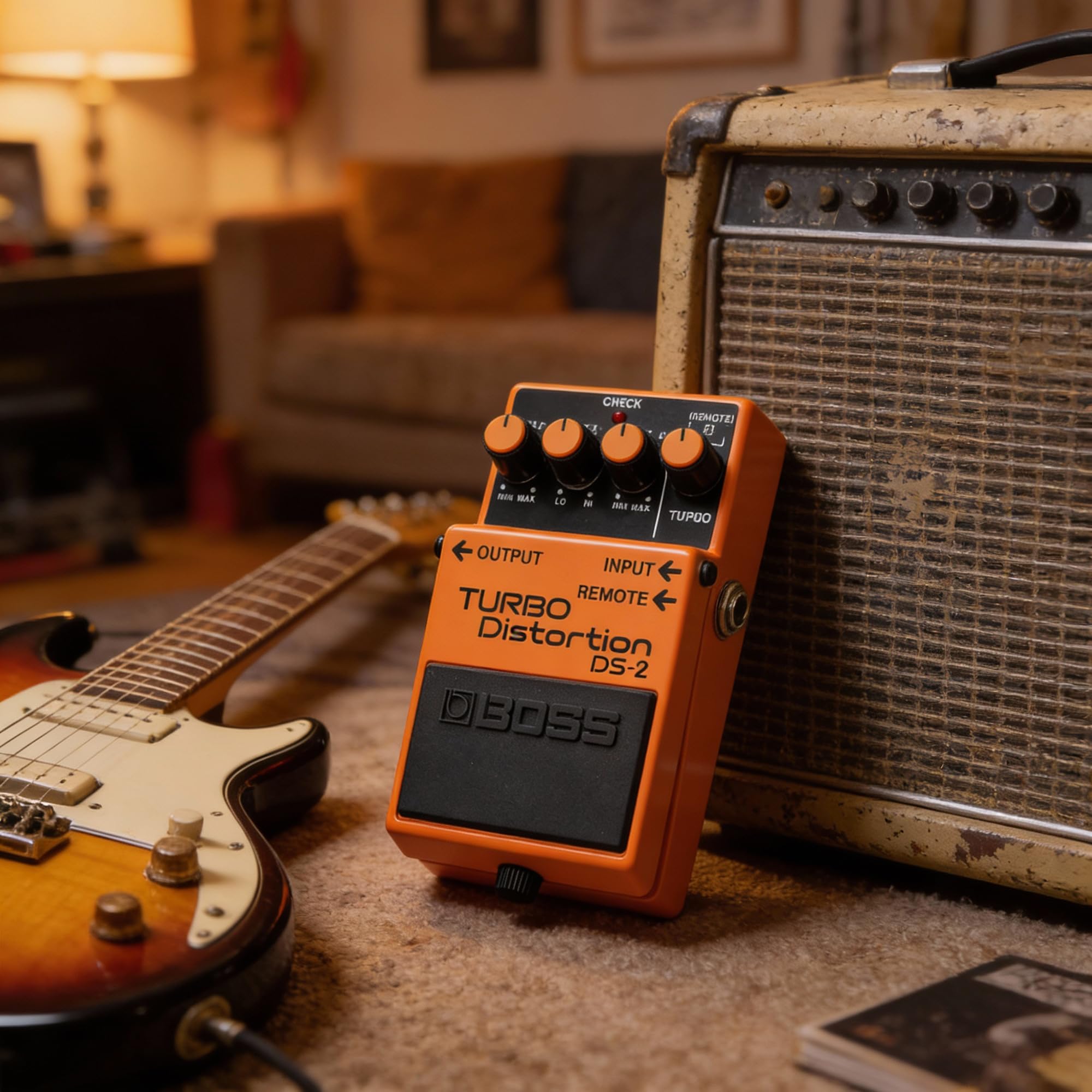 Amazon.com: Boss DS-2 Turbo Distortion Bundle with Gearlux
