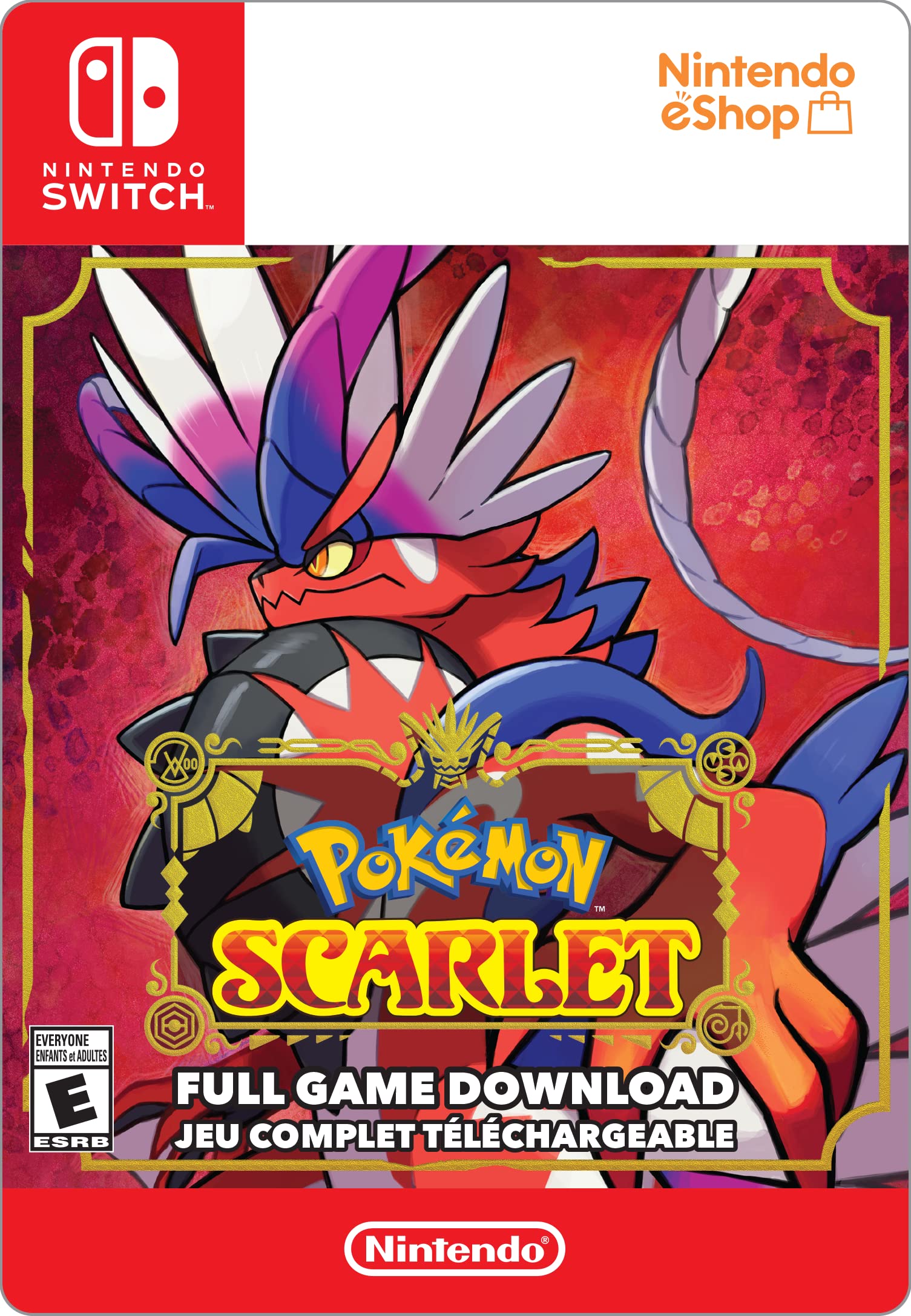 Pokémon Scarlet Standard - Nintendo Switch [Digital Code] : Amazon