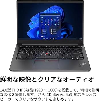 Amazon.co.jp: Lenovo ThinkPad E14 Gen 4 ノートパソコン (14.0インチ