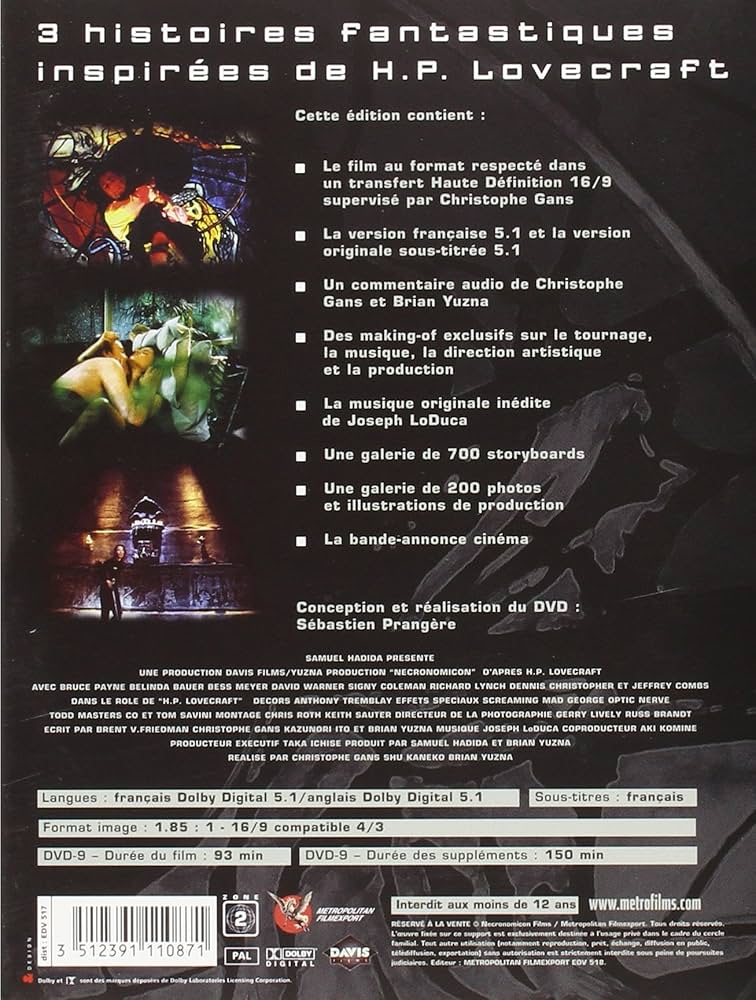 Amazon.com: Necronomicon [Édition Collector] : Movies & TV