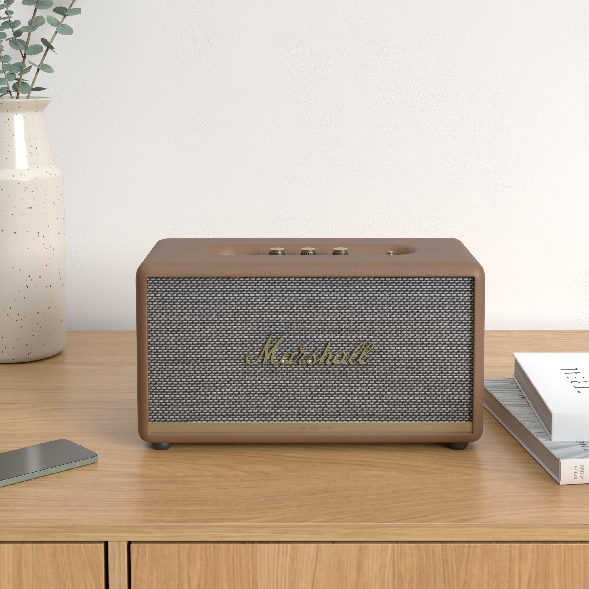 Amazon.com: Marshall Stanmore II Bluetooth Speaker, Brown