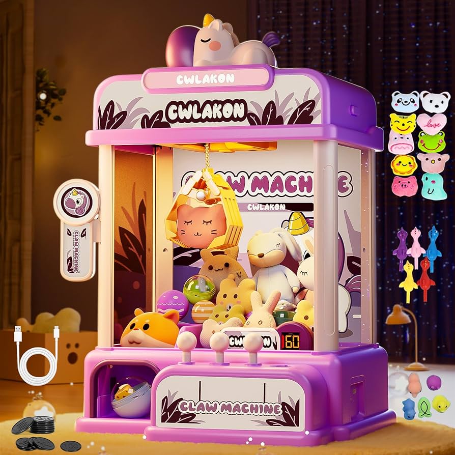 Amazon.com: CWLAKON Claw Machine for Kids, Mini Vending Machine