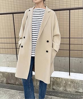 Amazon | [スピック アンド スパン] W/Nyダブルブレストリバーコート