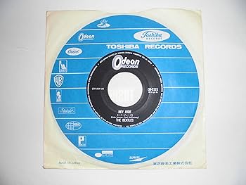Amazon.co.jp: HEY JUDE THE BEATLES 7インチシングル 黒盤 45R.P.M