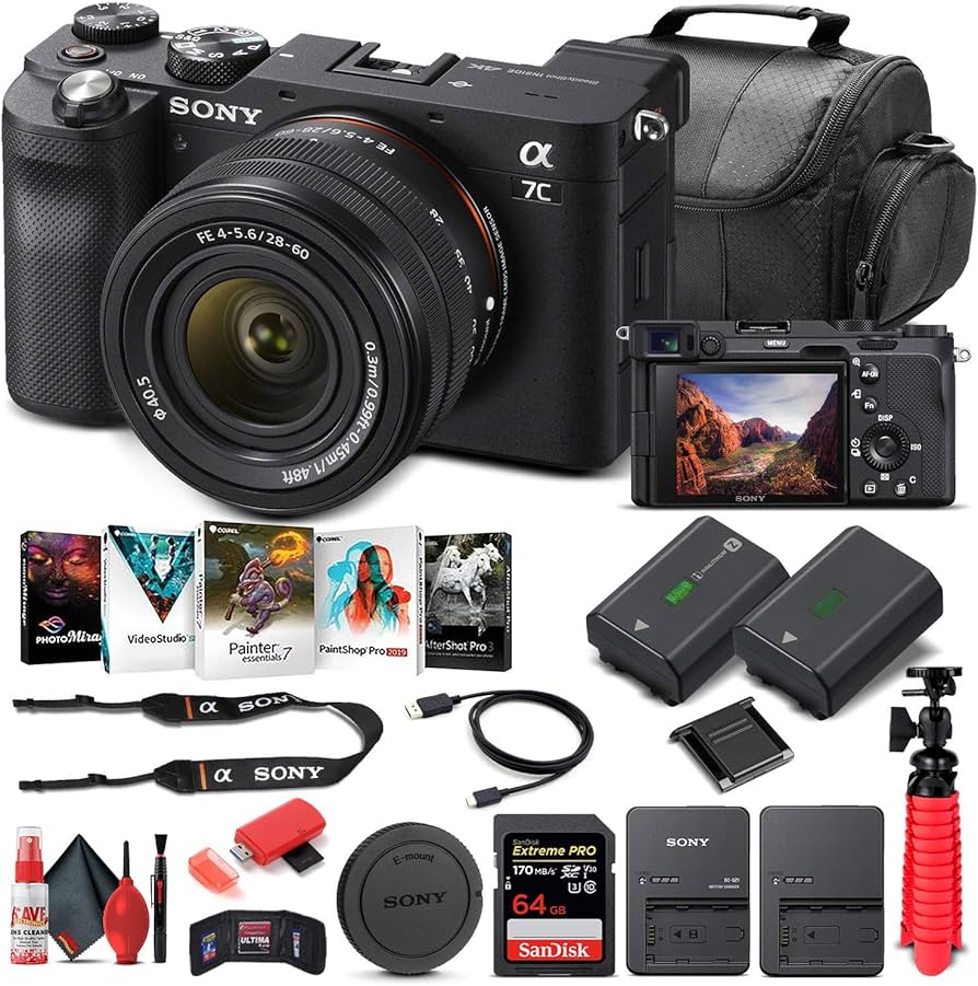 Amazon.com : Sony Alpha a7C Mirrorless Digital Camera with 28-60mm