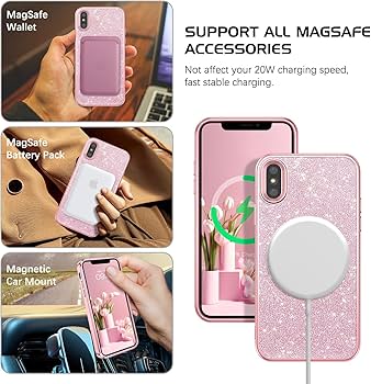Amazon.com: DOMAVER Case for iPhone X and iPhone Xs Case with