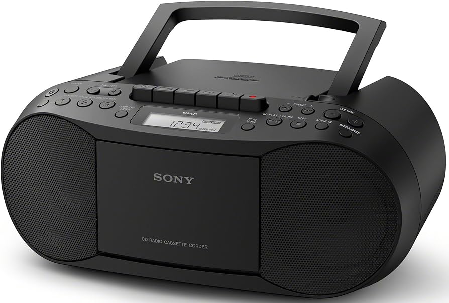 Amazon.com: Sony CFDS70-BLK CD/MP3 Cassette Boombox Home Audio
