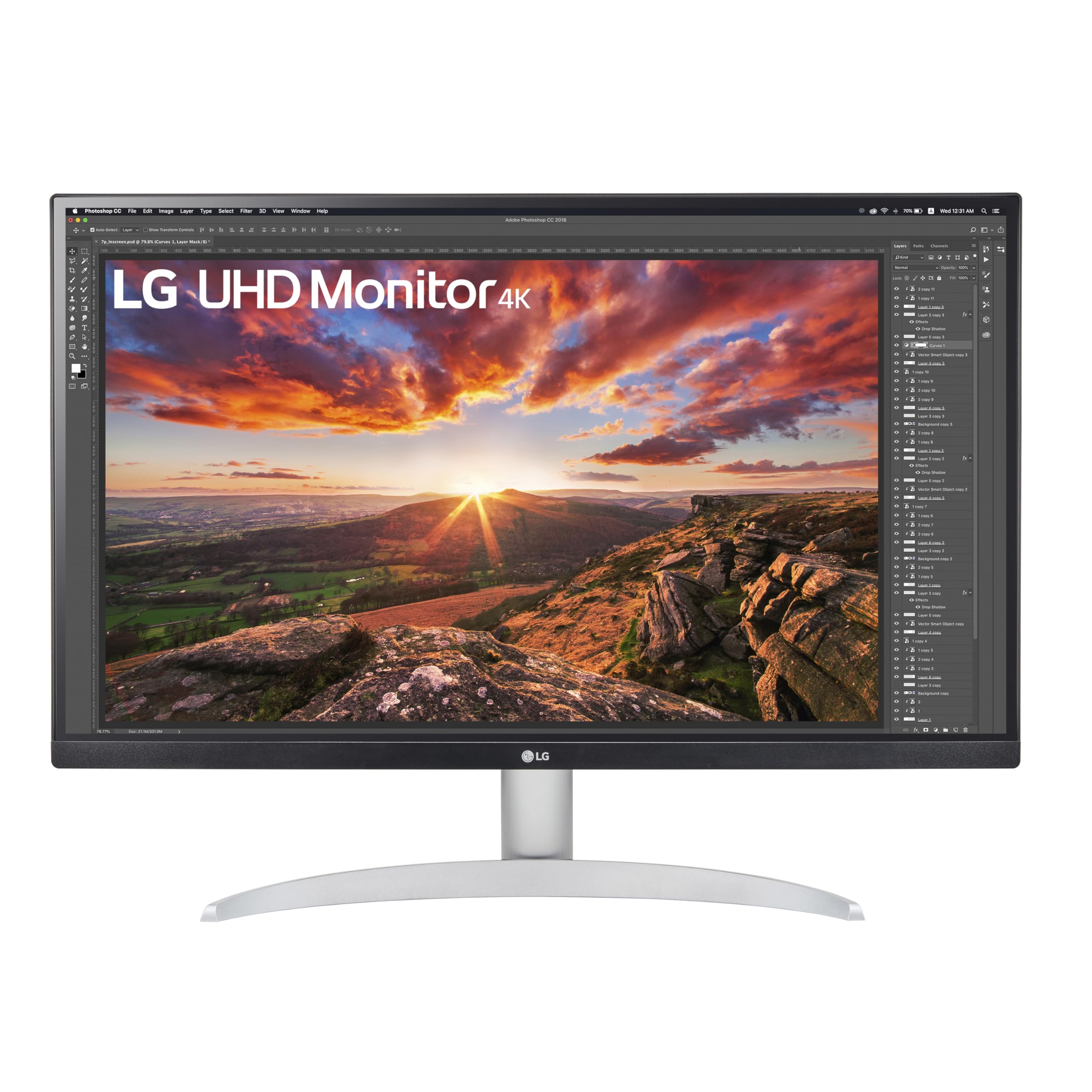 Amazon.co.jp: LG Monitor 27UP600-W、27インチ、HDMI2x、DP1