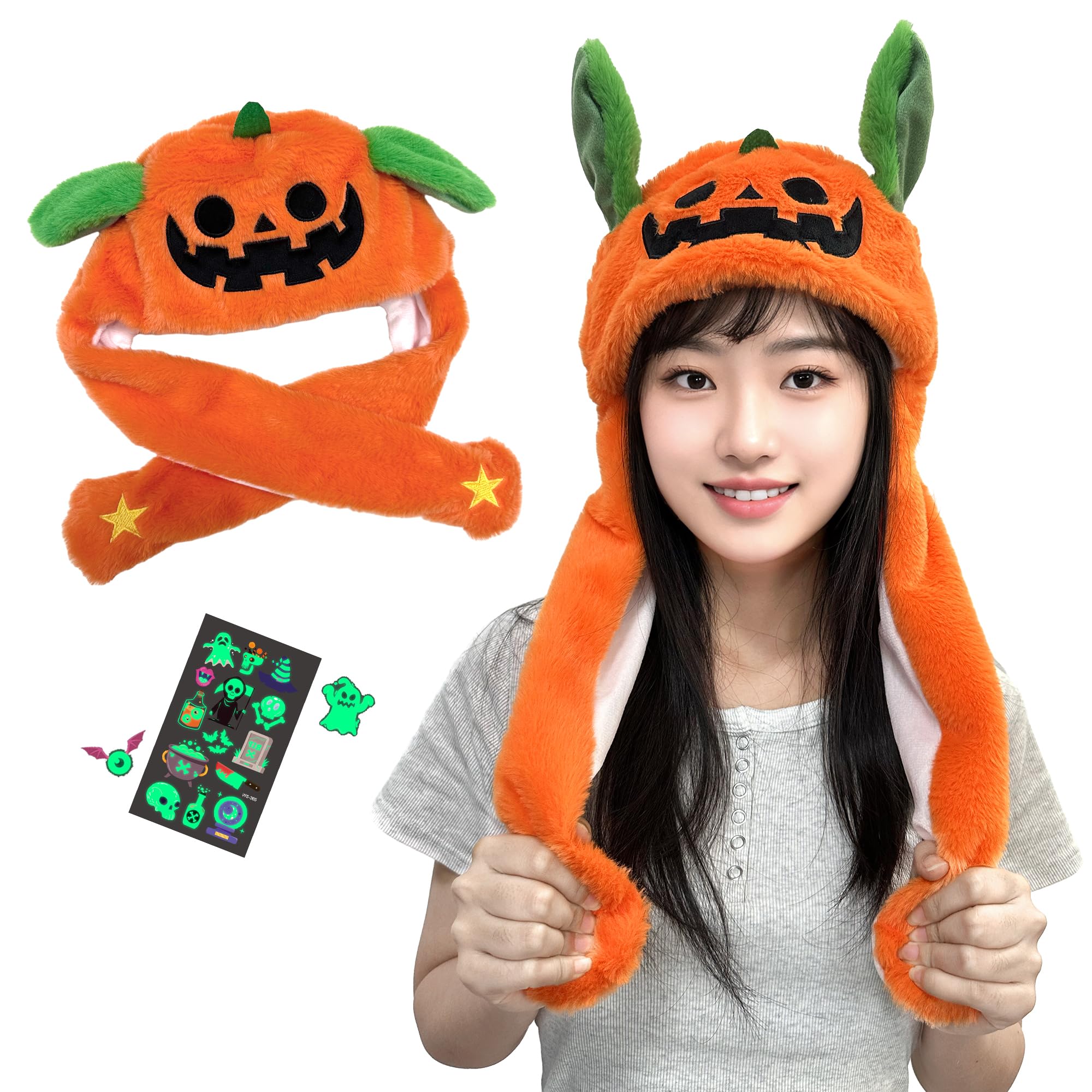 Amazon.co.jp: [GOKEI] ハロウィン 耳ピコピコ 耳が動く帽子 アニマル