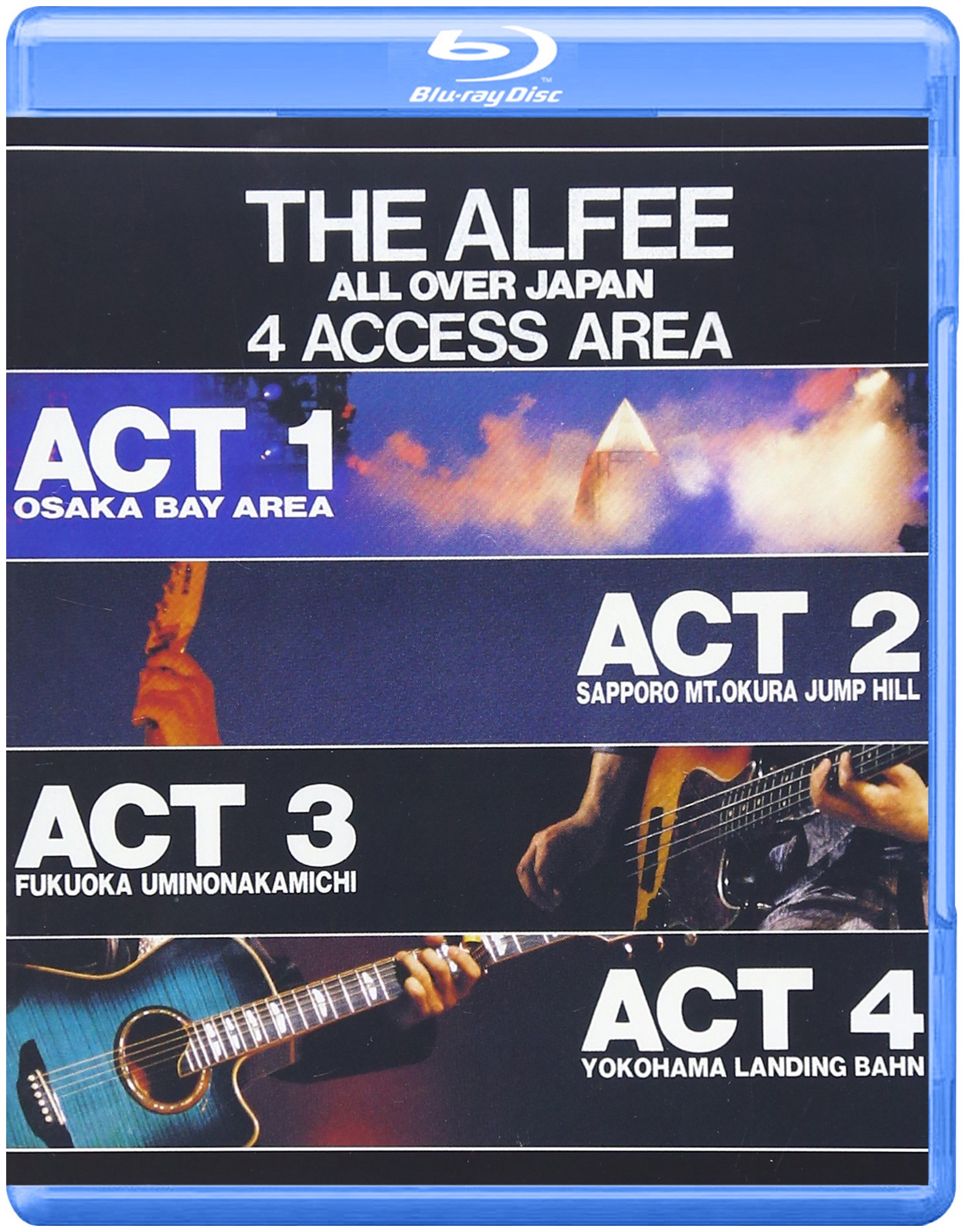 Amazon.co.jp: THE ALFEE ALL OVER JAPAN 4ACCESS AREA 1988 [Blu-ray