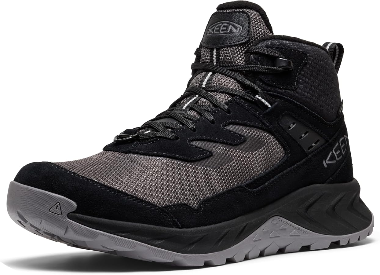 Amazon | [KEEN] [キーン] ブーツ HIGHTRAIL MID メンズ BLACK/STEEL