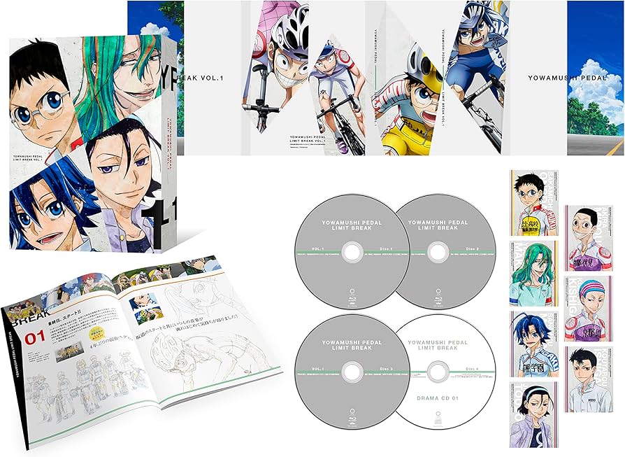 Amazon.co.jp: 弱虫ペダル LIMIT BREAK Blu-ray BOX Vol.1 : 渡辺航