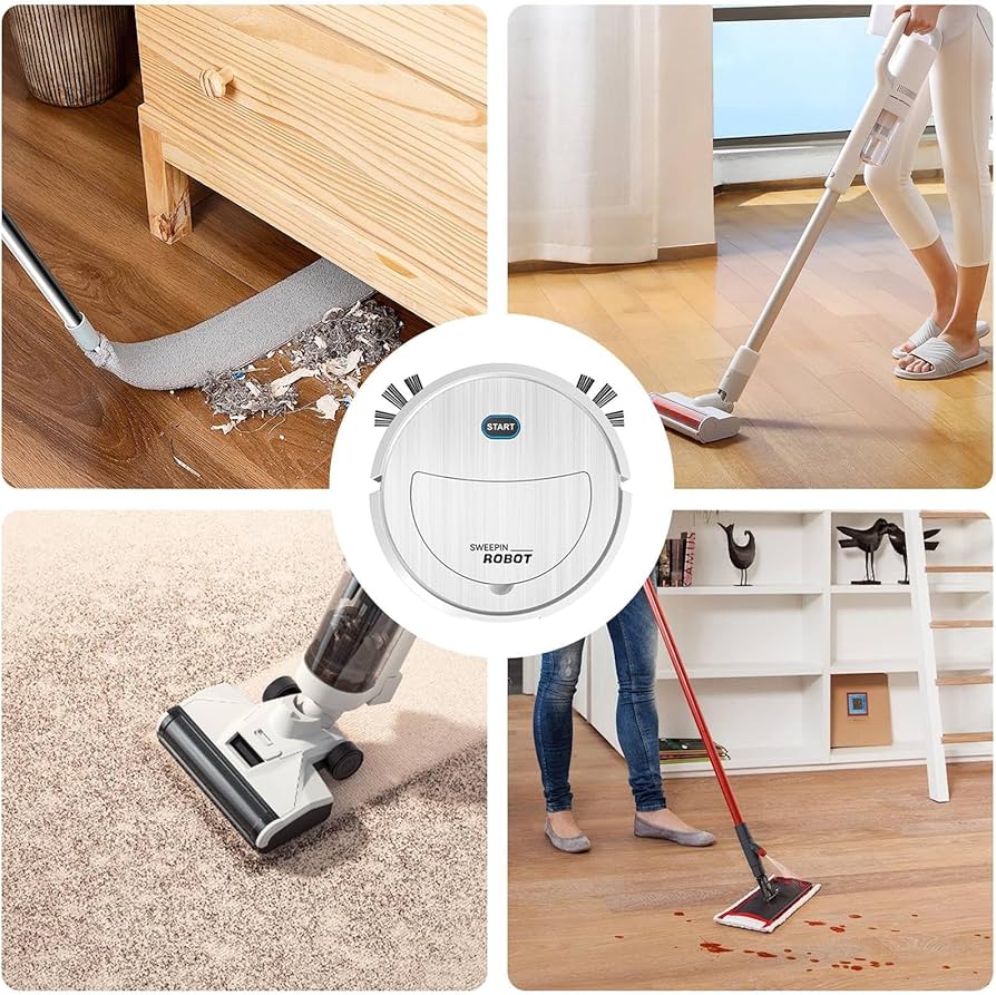 Amazon | ロボット掃除機 - 家庭用インテリジェント掃除機、掃除