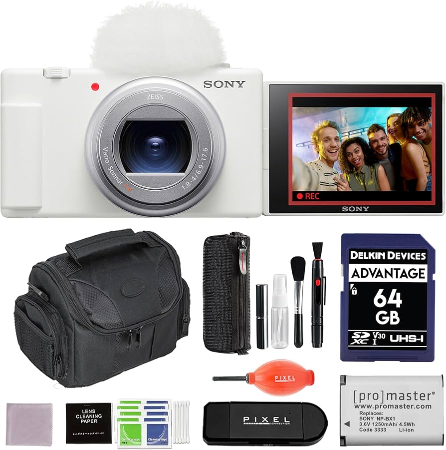 Amazon.com : Sony ZV-1 II Digital Camera (White) Advanced