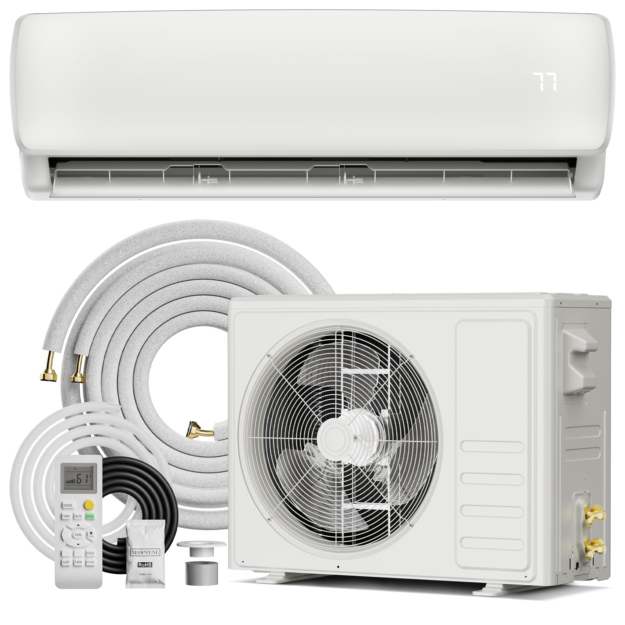 Amazon.com: Mountman 18000 BTU Mini Split AC/Heating System,19