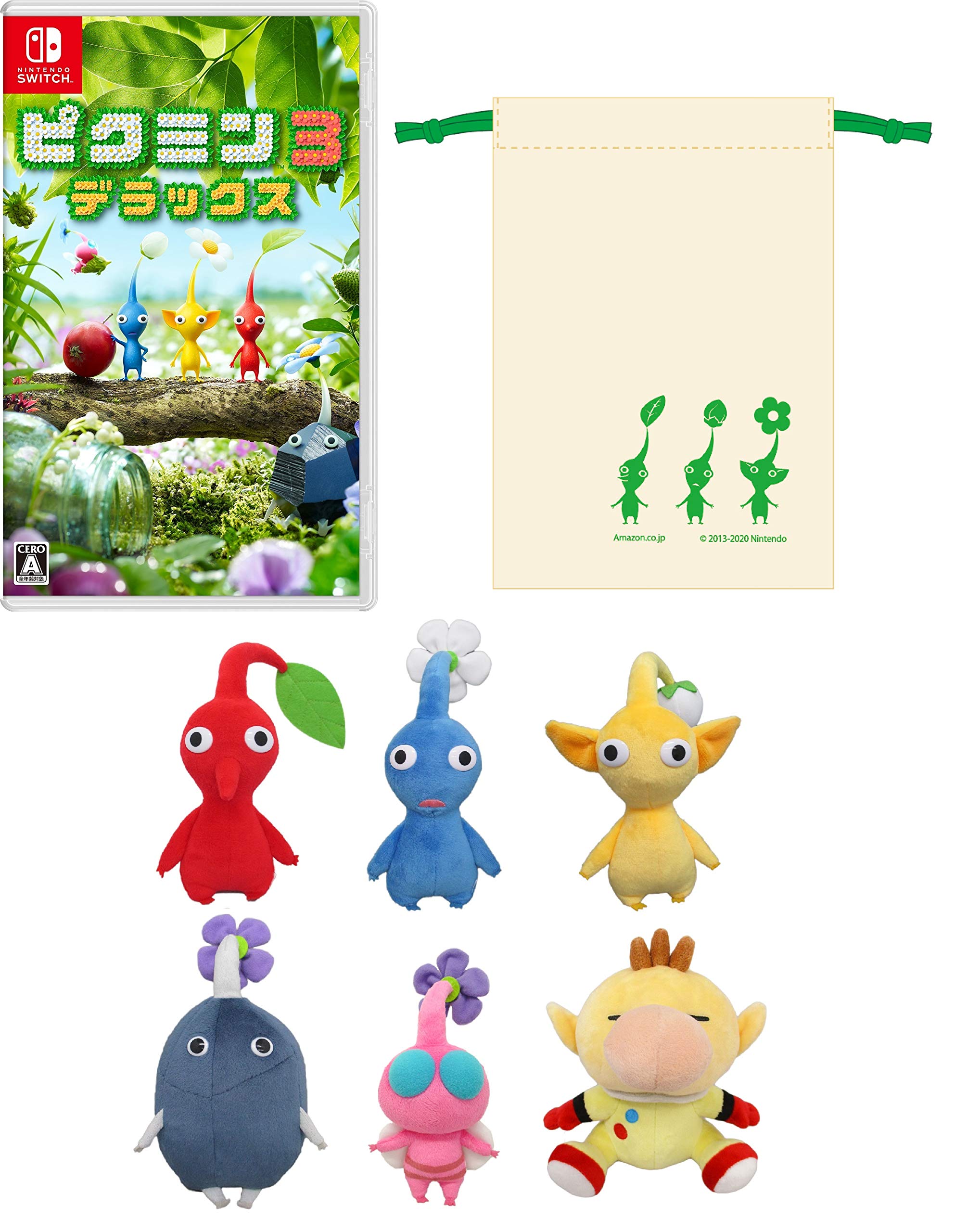 Amazon.co.jp: ピクミン3 デラックス -Switch +赤ピクミン・青ピクミン