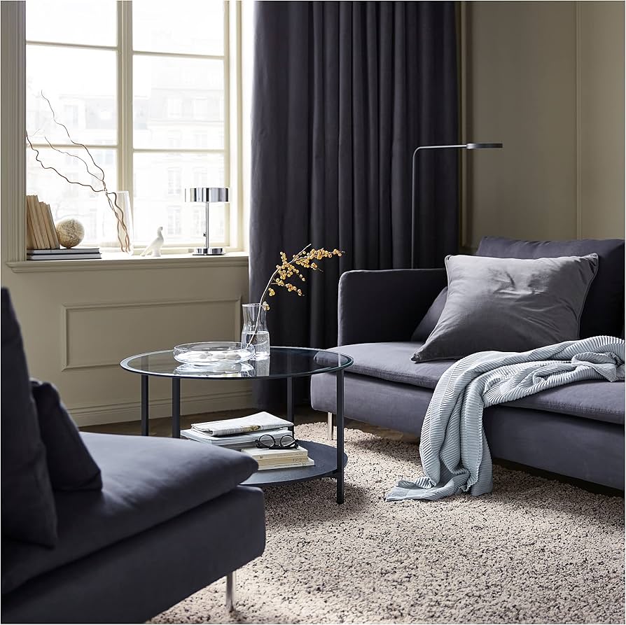 Amazon | IKEA VINDUM ラグ ハイパイル 170x230cm ホワイト | Ikea | ラグ