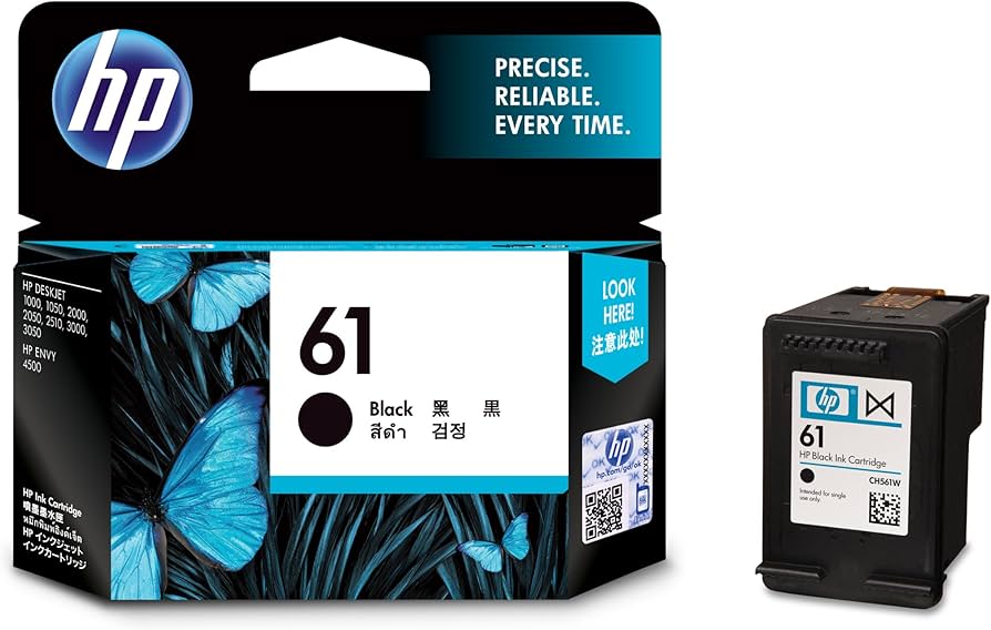 Amazon.co.jp: HP 61 インクカートリッジ 黒 CH561WA : パソコン・周辺機器