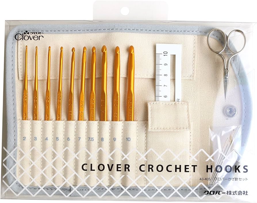 Amazon.com: Clover Crochet Set 43-405 Crochet Set 10 Crochet