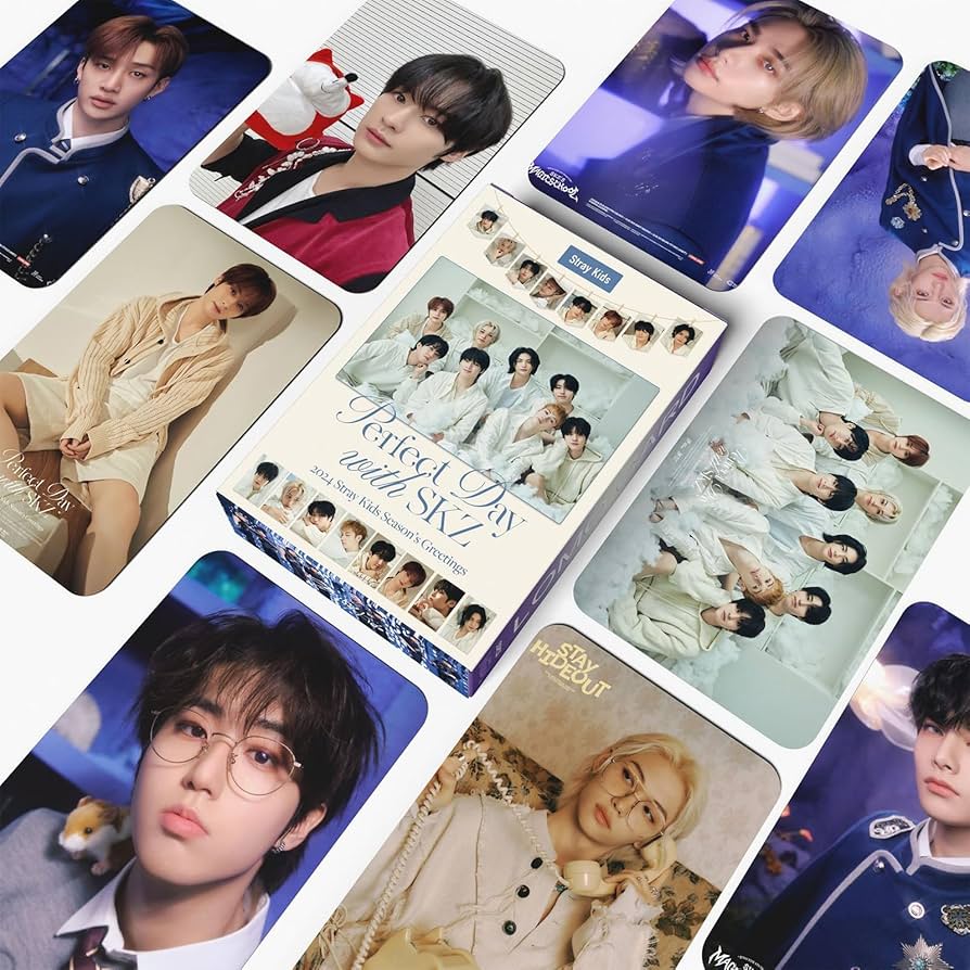 KPOPBP Stray Kids Magic School Photocards Album 55 PCS SKZ's