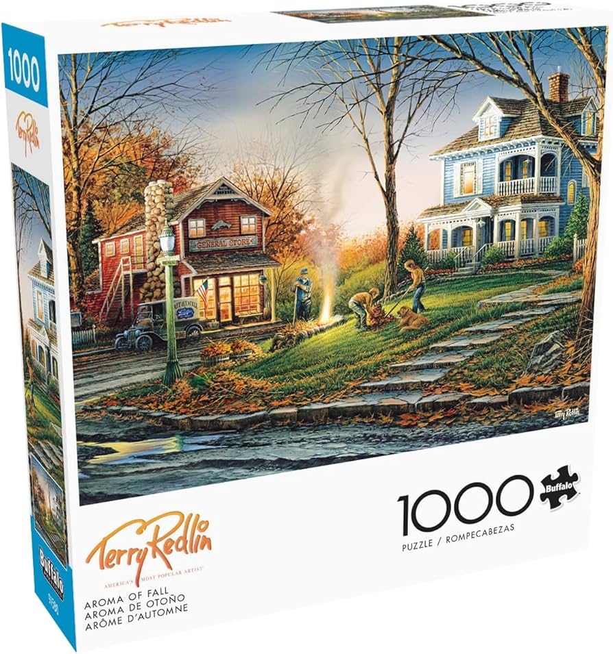Amazon.com: Buffalo Games – Terry Redlin - Aroma of Fall - 1000