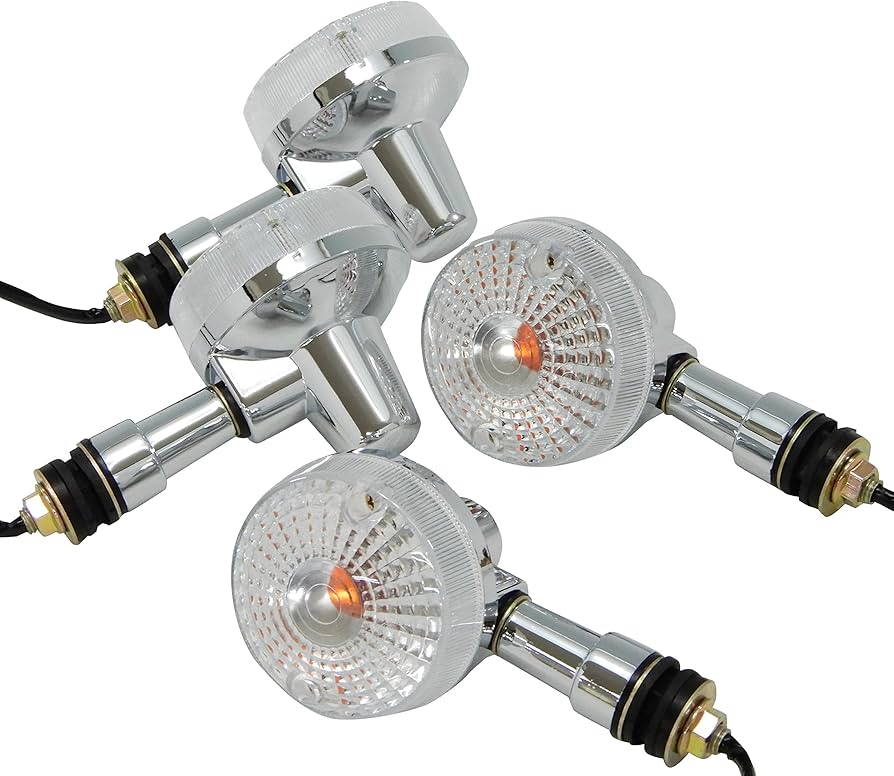 Amazon | Ager GSウインカー Zウィンカー 4個 汎用 クリア レトロ 旧車