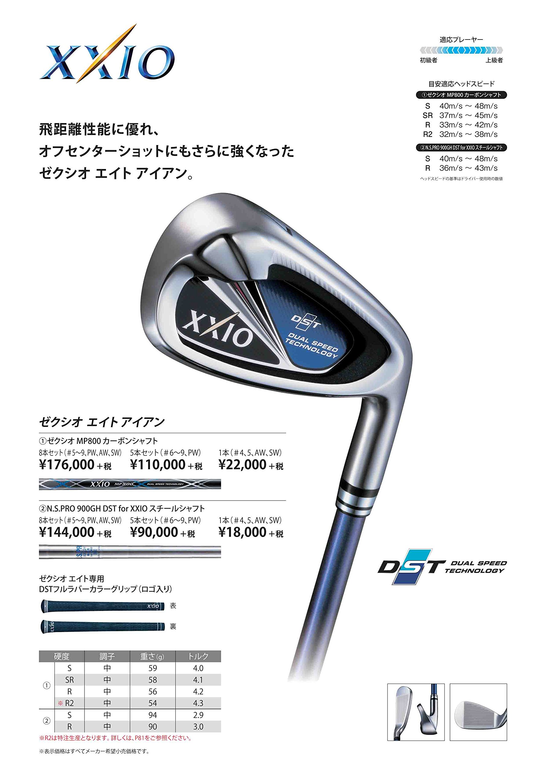 Amazon.co.jp: DUNLOP(ダンロップ) XXIO ゼクシオ エイト アイアン8本