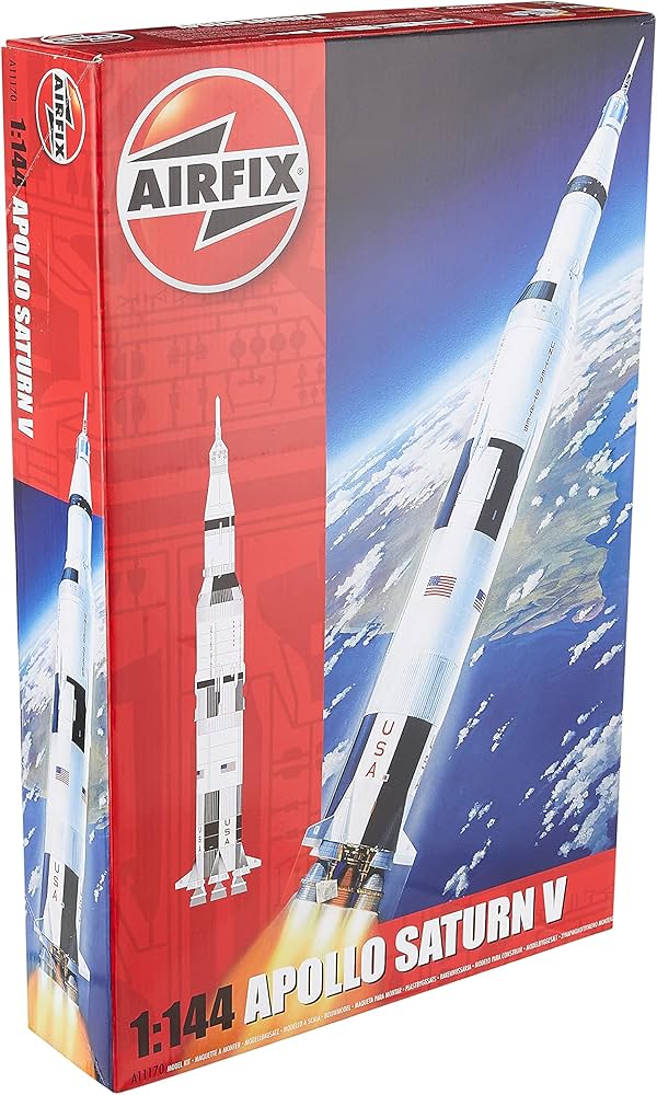 Amazon | エアフィックス 1/144 アポロ サターンVロケット プラモデル