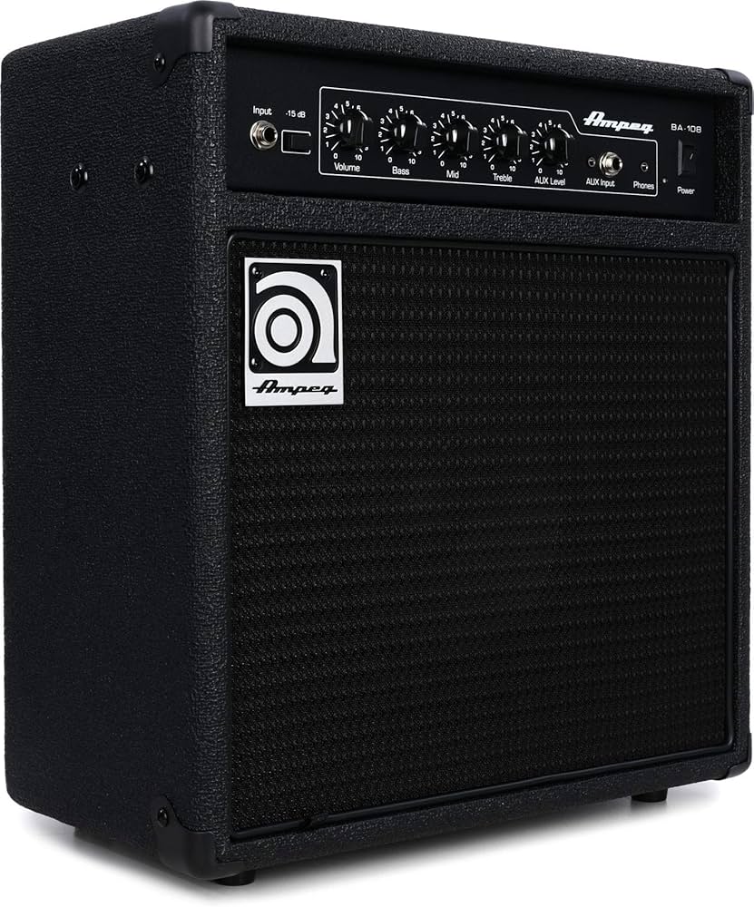 Amazon.com: Ampeg BA-108v2 20-watt Bass Combo Amplifier, Black