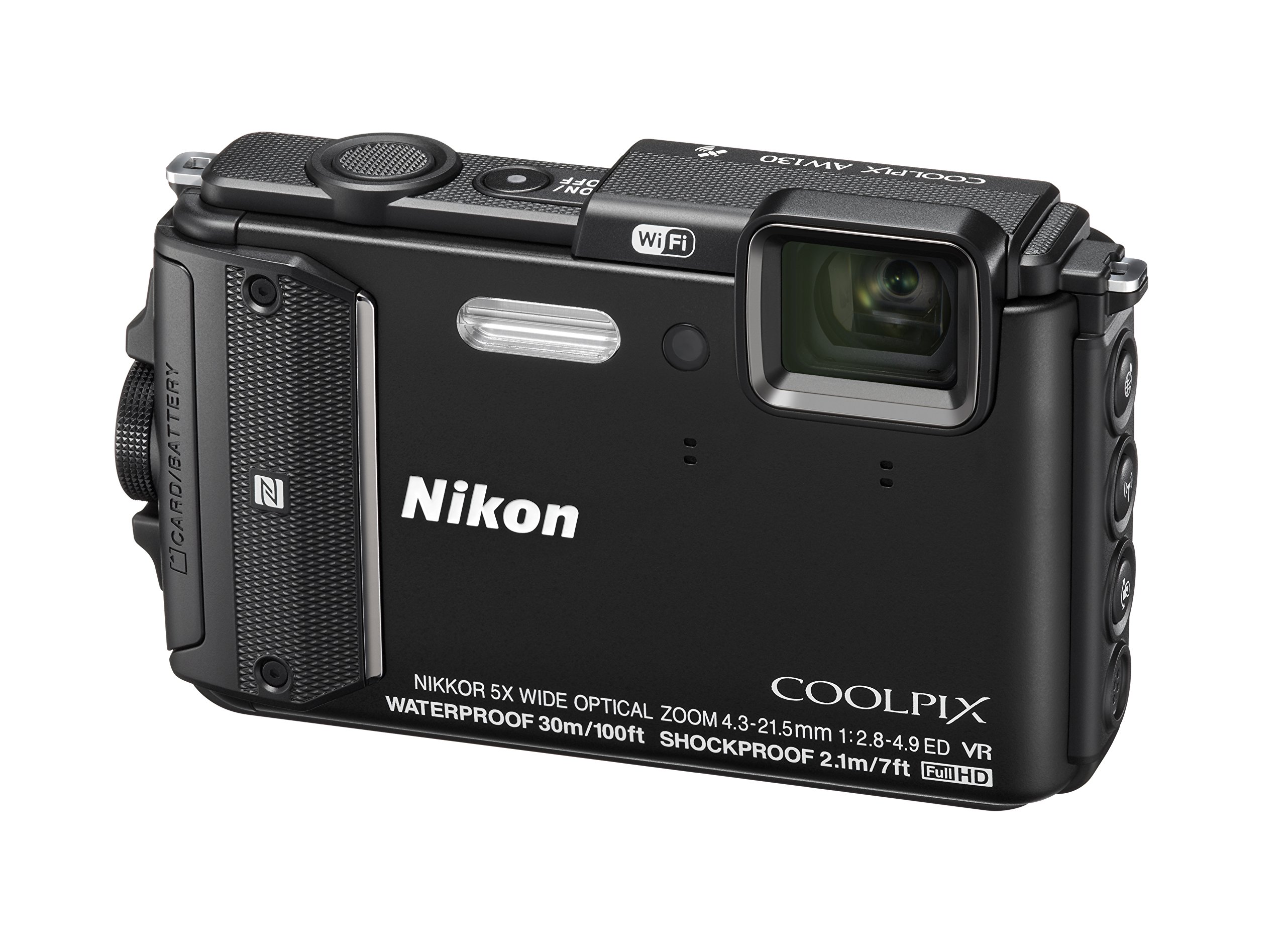 Amazon | Nikon デジタルカメラ COOLPIX AW130 ブラック BK